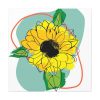 101419-221.jpg Sunflower Abstract Standard Canvas