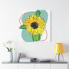 101419-222.jpg Sunflower Abstract Standard Canvas
