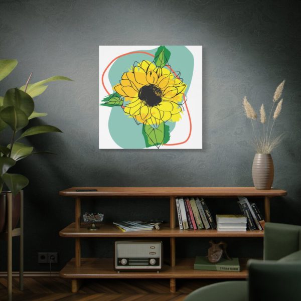 101419-224.jpg Sunflower Abstract Standard Canvas