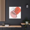 101419-228.jpg Abstract Line Art Plant And Moon Standard Canvas