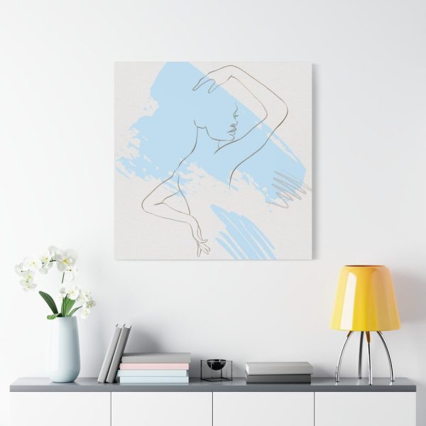 101419-247.jpg Abstract Illustration With Blue Shapes Standard Canvas