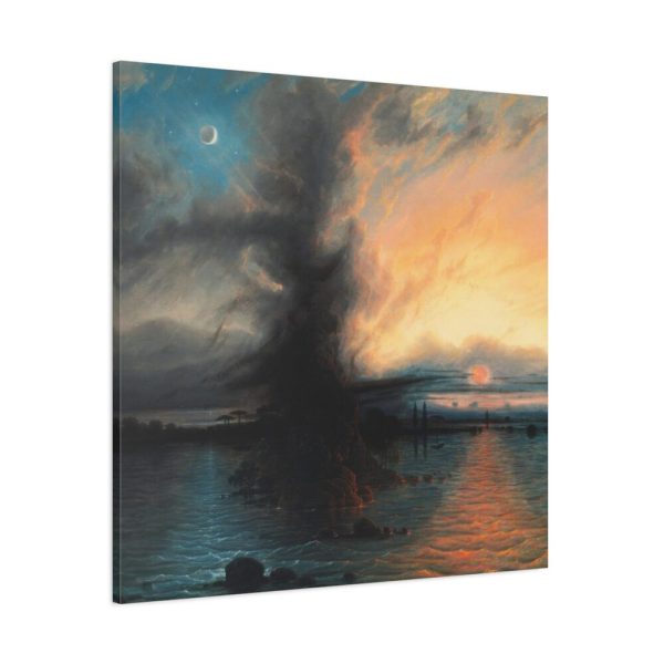 101419-25.jpg The Rock of Salvation by Samuel Colman Standard Canvas