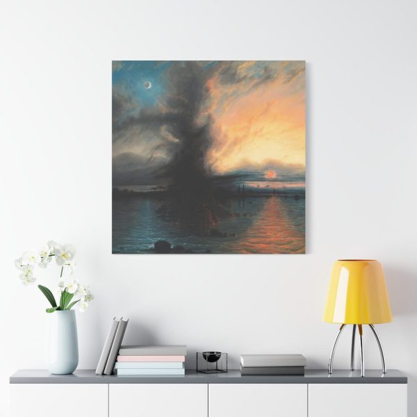 101419-27.jpg The Rock of Salvation by Samuel Colman Standard Canvas