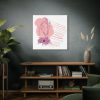 101419-274.jpg Pink Abstract Shapes and a Pink Frame Standard Canvas