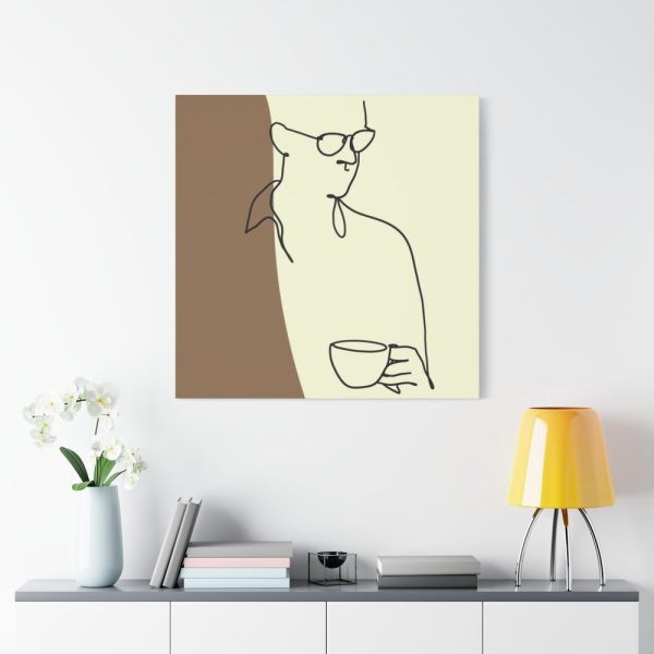 101419-277.jpg Man Holding a Cup of Coffee Standard Canvas