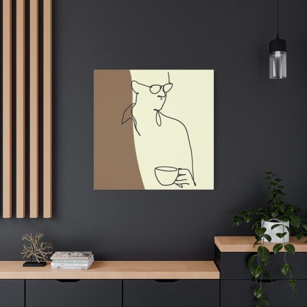 101419-278.jpg Man Holding a Cup of Coffee Standard Canvas