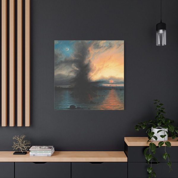 101419-28.jpg The Rock of Salvation by Samuel Colman Standard Canvas