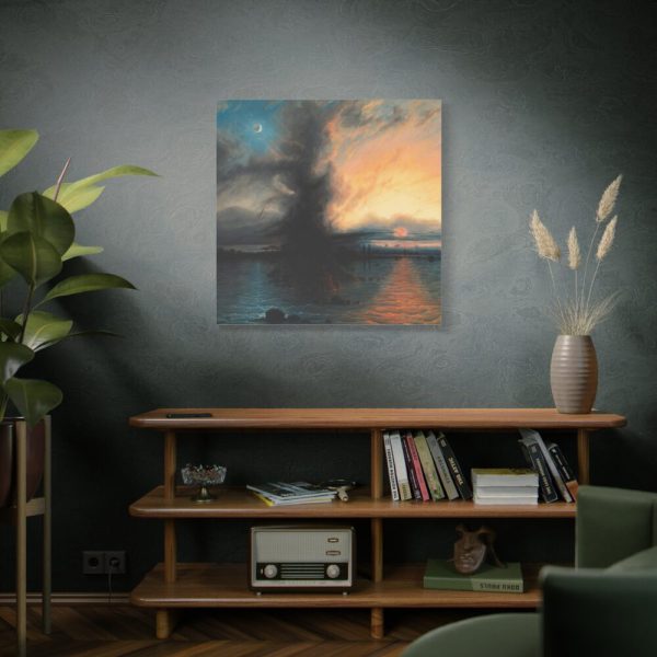 101419-29.jpg The Rock of Salvation by Samuel Colman Standard Canvas