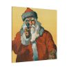 101419-30.jpg Santa Claus Pointing a Handgun Standard Canvas