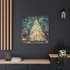 101419-308.jpg Impressionist Christmas Tree Standard Canvas