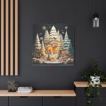 Christmas Tree House Standard Canvas - Image 4
