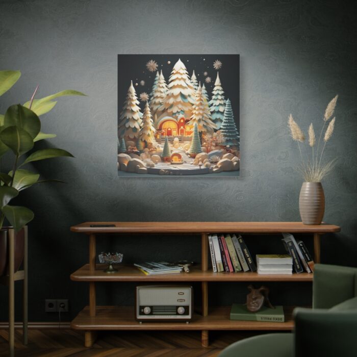 Christmas Tree House Standard Canvas - Image 5