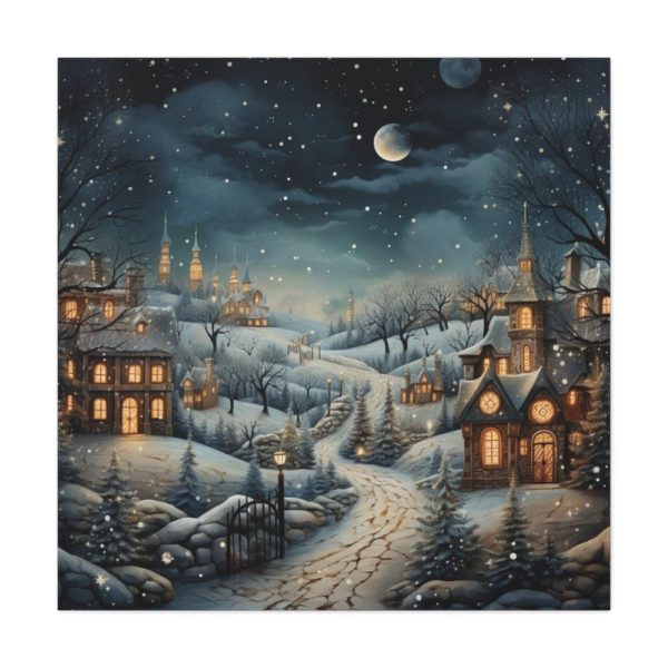 101419-316.jpg Christmas Village I Standard Canvas