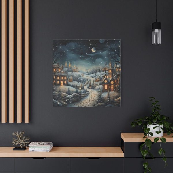 101419-318.jpg Christmas Village I Standard Canvas