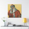 101419-32.jpg Santa Claus Pointing a Handgun Standard Canvas