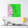101419-327.jpg Woman Smiling and Looking Down Standard Canvas