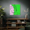 101419-329.jpg Woman Smiling and Looking Down Standard Canvas