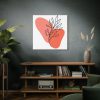 101419-339.jpg Abstract Line Art Plant Standard Canvas