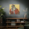 101419-34.jpg Santa Claus Pointing a Handgun Standard Canvas