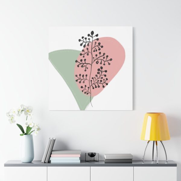 101419-342.jpg Abstract Shapes With a Plant Standard Canvas