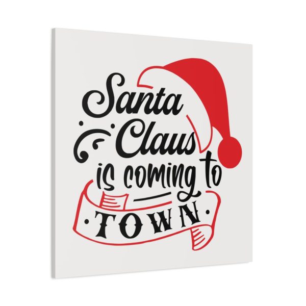 101419-35.jpg Santa Claus Typography Clipart Standard Canvas