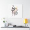 101419-352.jpg Plant Composition and a Pink and Black Line Art Standard Canvas