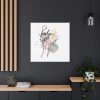 101419-353.jpg Plant Composition and a Pink and Black Line Art Standard Canvas