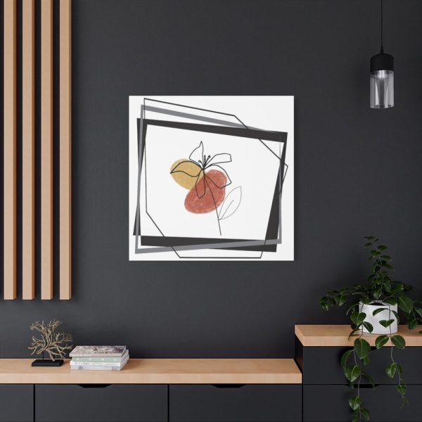 101419-363.jpg Minimalist Flower Art Standard Canvas
