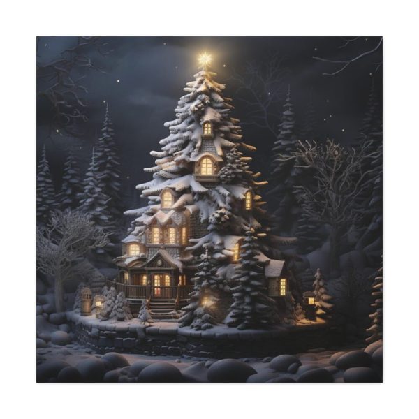 101419-371.jpg Christmas Tree House Standard Canvas