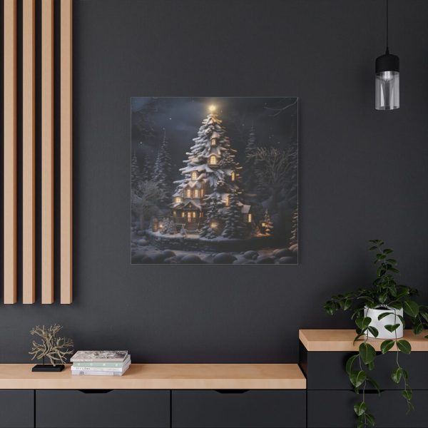 101419-373.jpg Christmas Tree House Standard Canvas