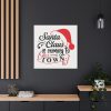 101419-38.jpg Santa Claus Typography Clipart Standard Canvas