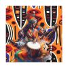 Native African Musicians Standard Canvas