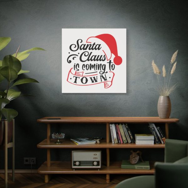 101419-39.jpg Santa Claus Typography Clipart Standard Canvas