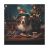 101419-391.jpg Funny Christmas Dog Standard Canvas