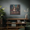 101419-394.jpg Funny Christmas Dog Standard Canvas