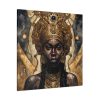 Afroamerican Woman in a Crown Standard Canvas