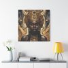 Afroamerican Woman in a Crown Standard Canvas