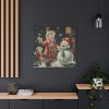 101419-428.jpg Child and Snowman Standard Canvas