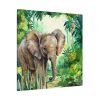 101419-430.jpg Elephant in African Jungle Standard Canvas