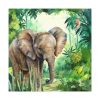 101419-431.jpg Elephant in African Jungle Standard Canvas
