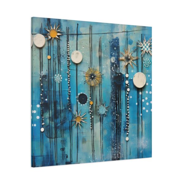 101419-440.jpg Geometric Abstract Blue Painting Standard Canvas