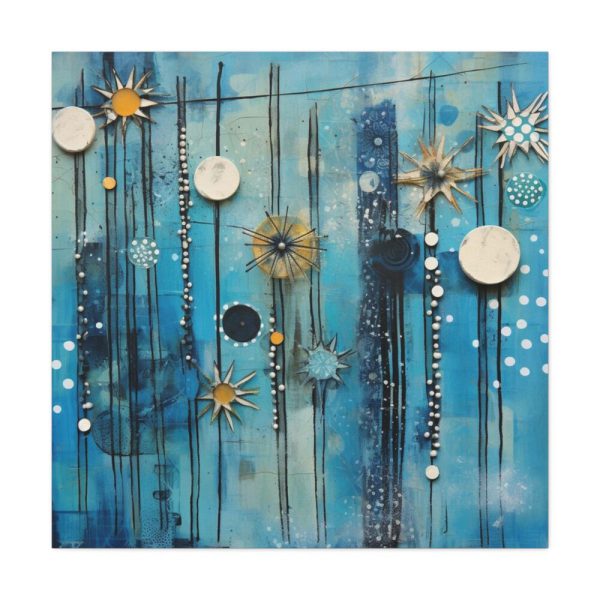 101419-441.jpg Geometric Abstract Blue Painting Standard Canvas