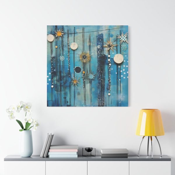 101419-442.jpg Geometric Abstract Blue Painting Standard Canvas