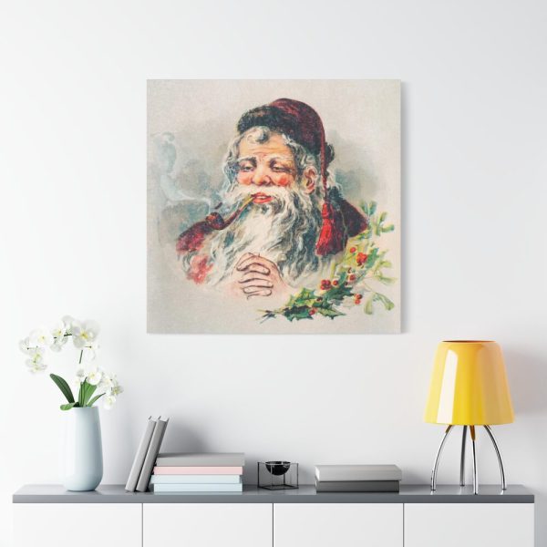 101419-52.jpg Vintage Santa Claus by McLoughlin Brothers Standard Canvas