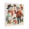 101419-75.jpg Snowman and the Boy Standard Canvas