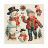 101419-76.jpg Snowman and the Boy Standard Canvas