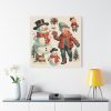 101419-77.jpg Snowman and the Boy Standard Canvas