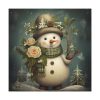 101419-81.jpg Christmas Snowman Standard Canvas
