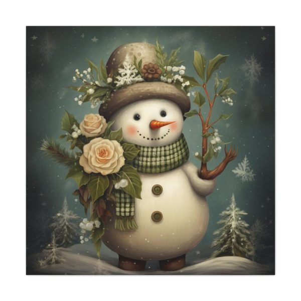 101419-81.jpg Christmas Snowman Standard Canvas