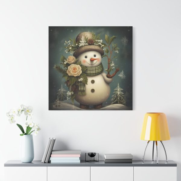 101419-82.jpg Christmas Snowman Standard Canvas